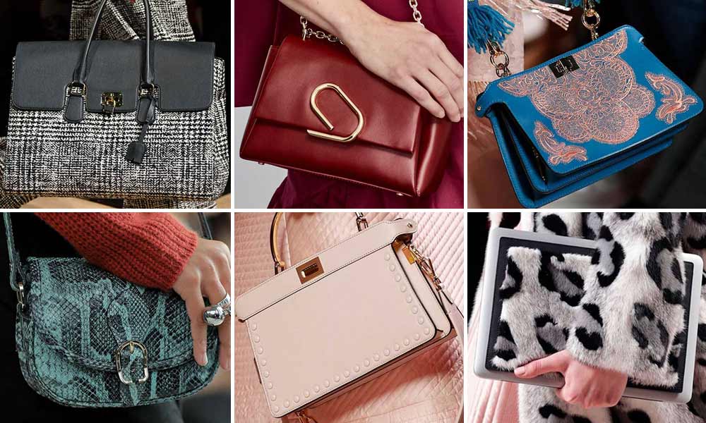 BUSTA donna di marca stile di design sottile con motivo check Borsetta Pochette