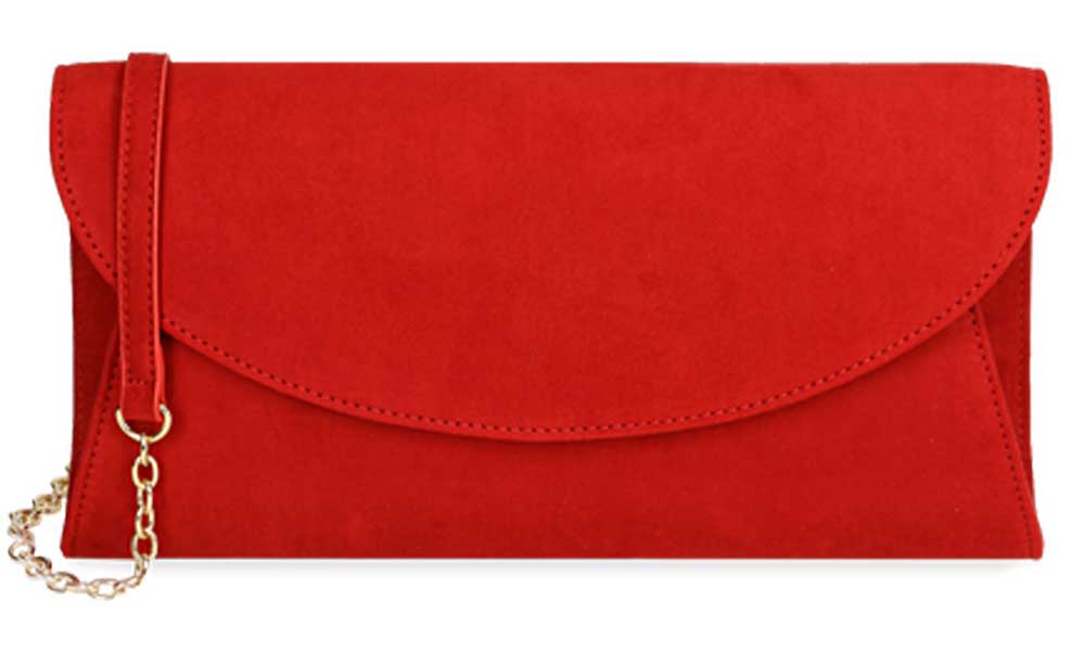 pochette elegante rossa