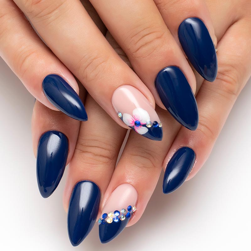 Nail art blu Nail art blu
