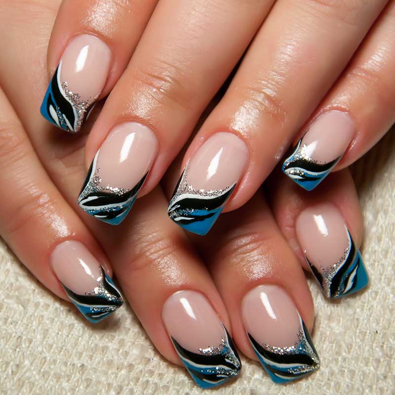 Nail art french unghie Nail art french unghie