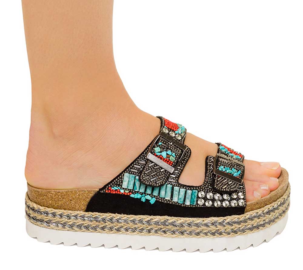 Sandali con zeppa The First 411150 Bianchi da Donna | Pittarello