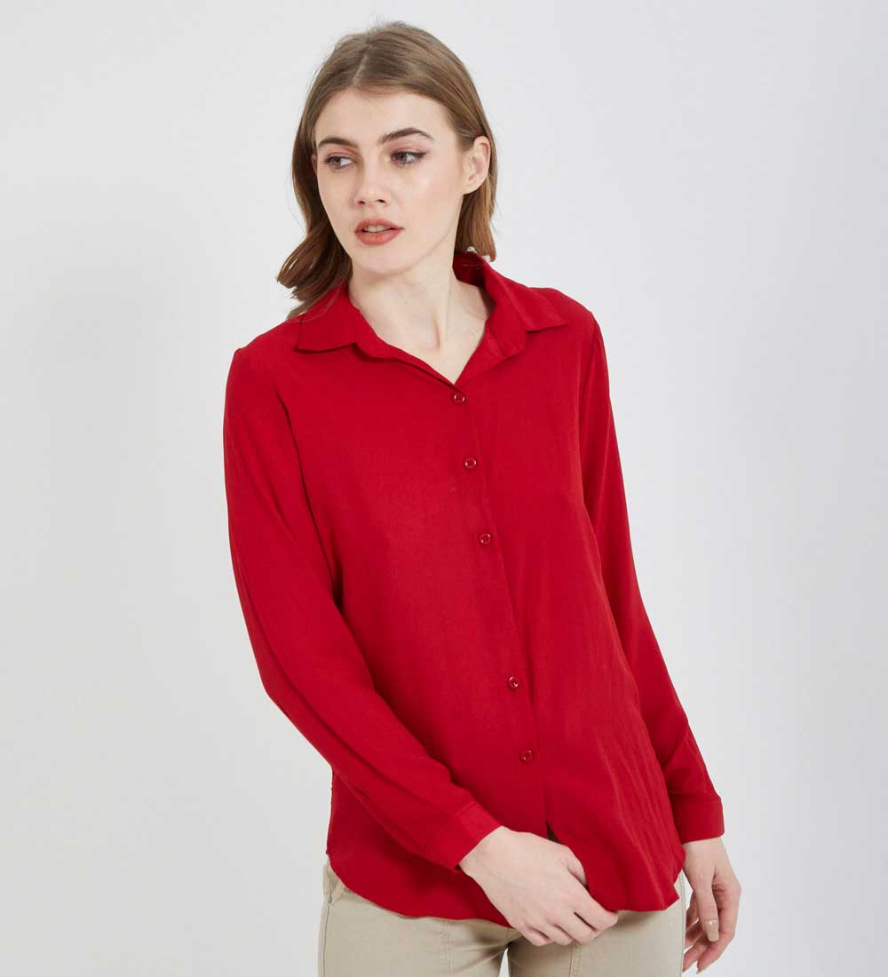 camicia classica a tinta unita camicia classica a tinta unita