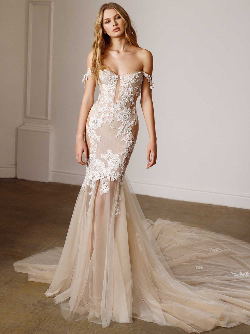 vestito da sposa a sirena