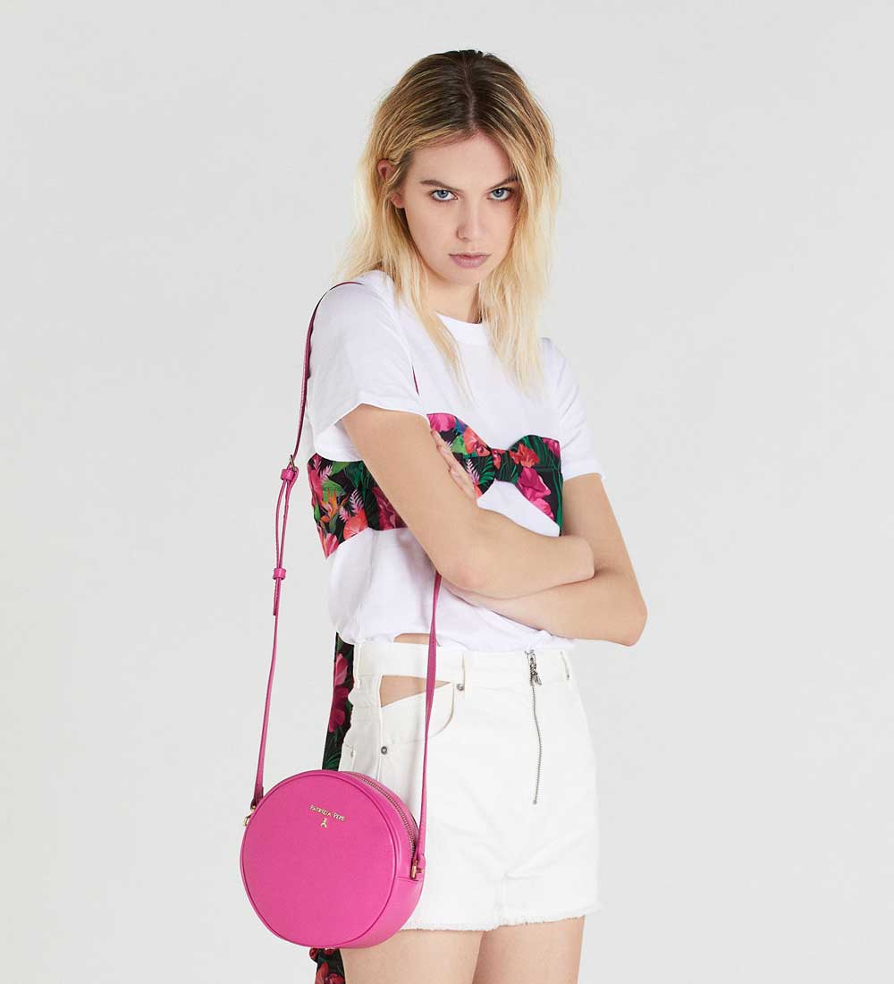 Borsa in panno fucsia Patriziapepe - Anna Foti Boutique