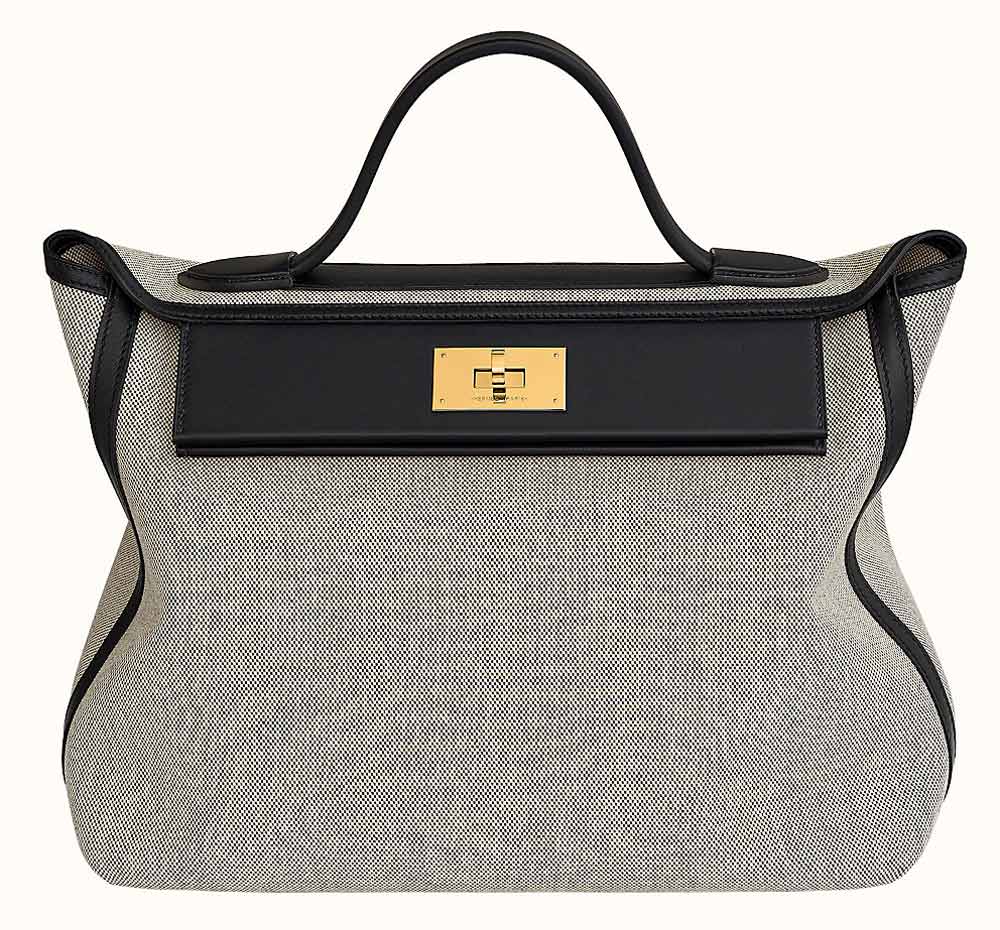 handbag in tela Hermès