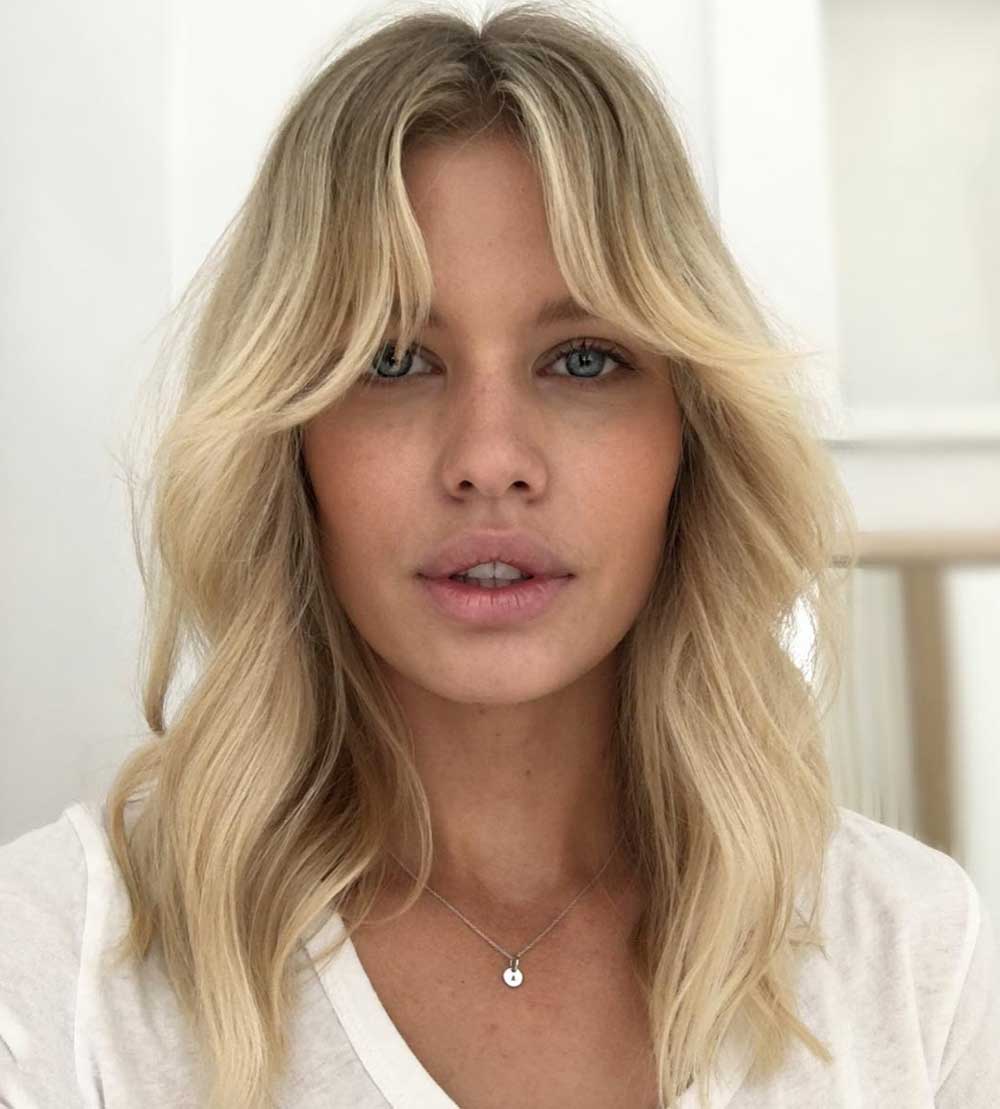 Tagli capelli mossi medi frangia Tagli capelli mossi medi frangia