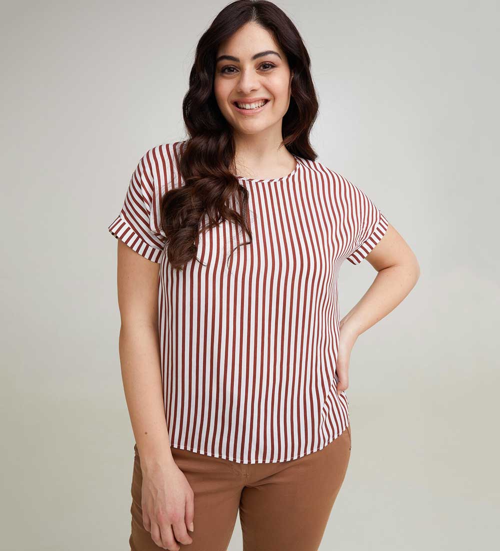 Blusa a righe Blusa a righe
