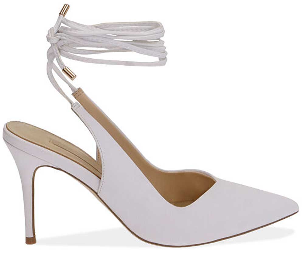 Décolleté slingback da sposa