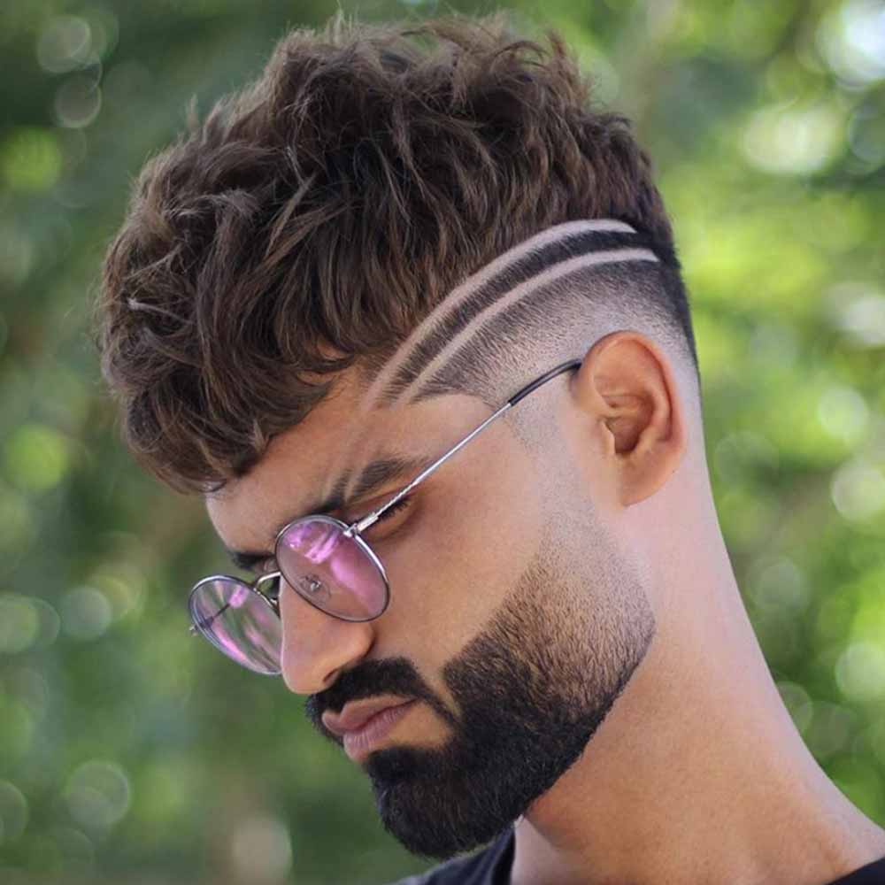 Capelli ricci mossi tagli uomo