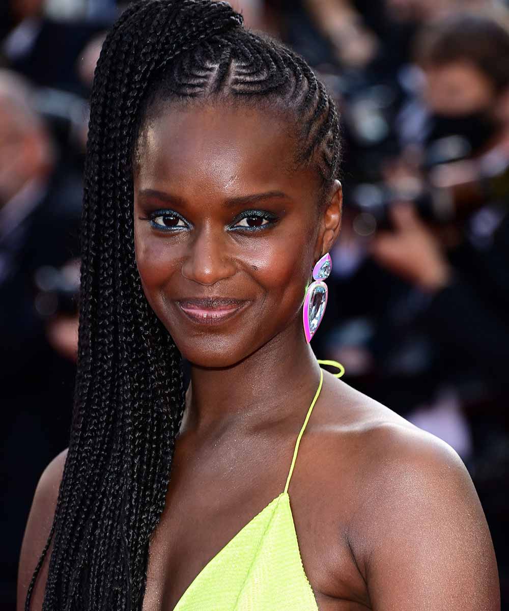 Fatou N'Diaye look capelli Cannes 2021