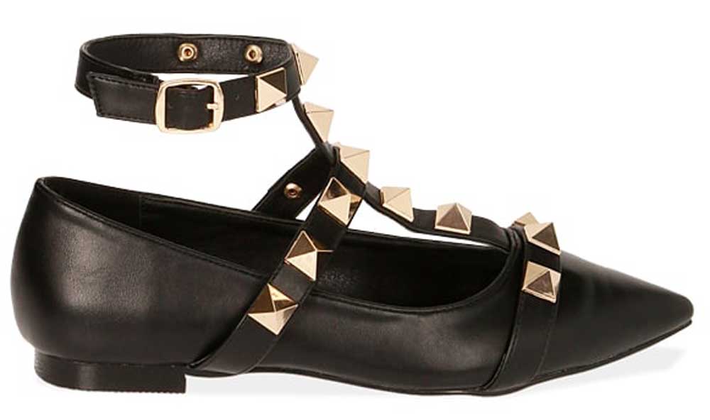 scarpe primadonna con borchie