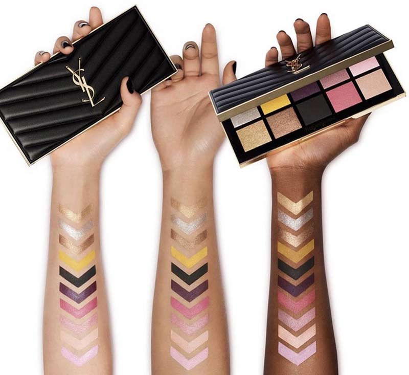 Swatches palette ombretti YSL