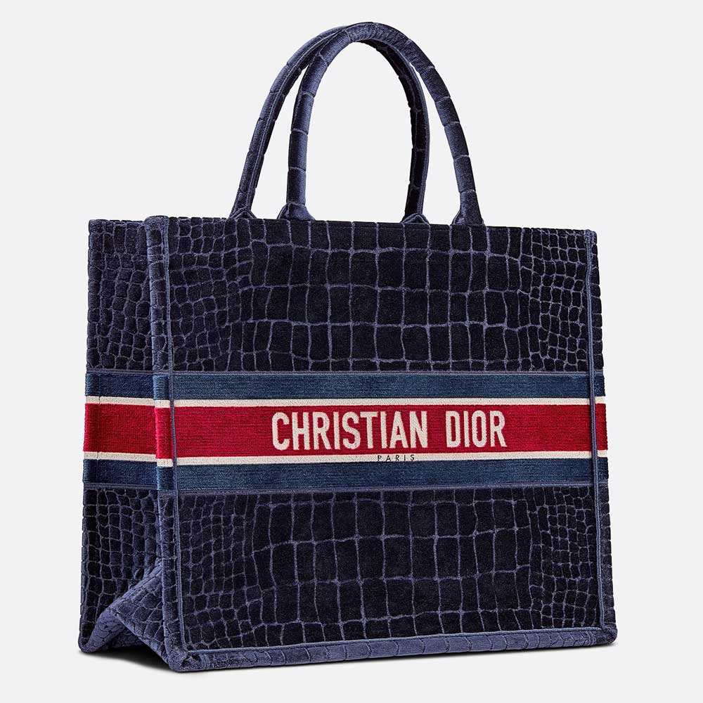 shopping bag in velluto Dior