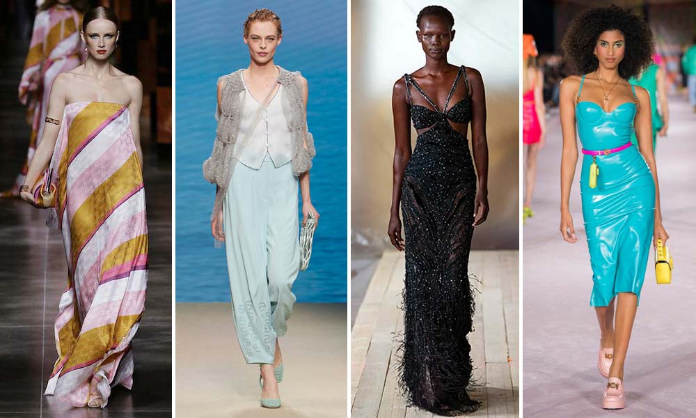 Sfilata Elisabetta Franchi primavera estate 2022: video look
