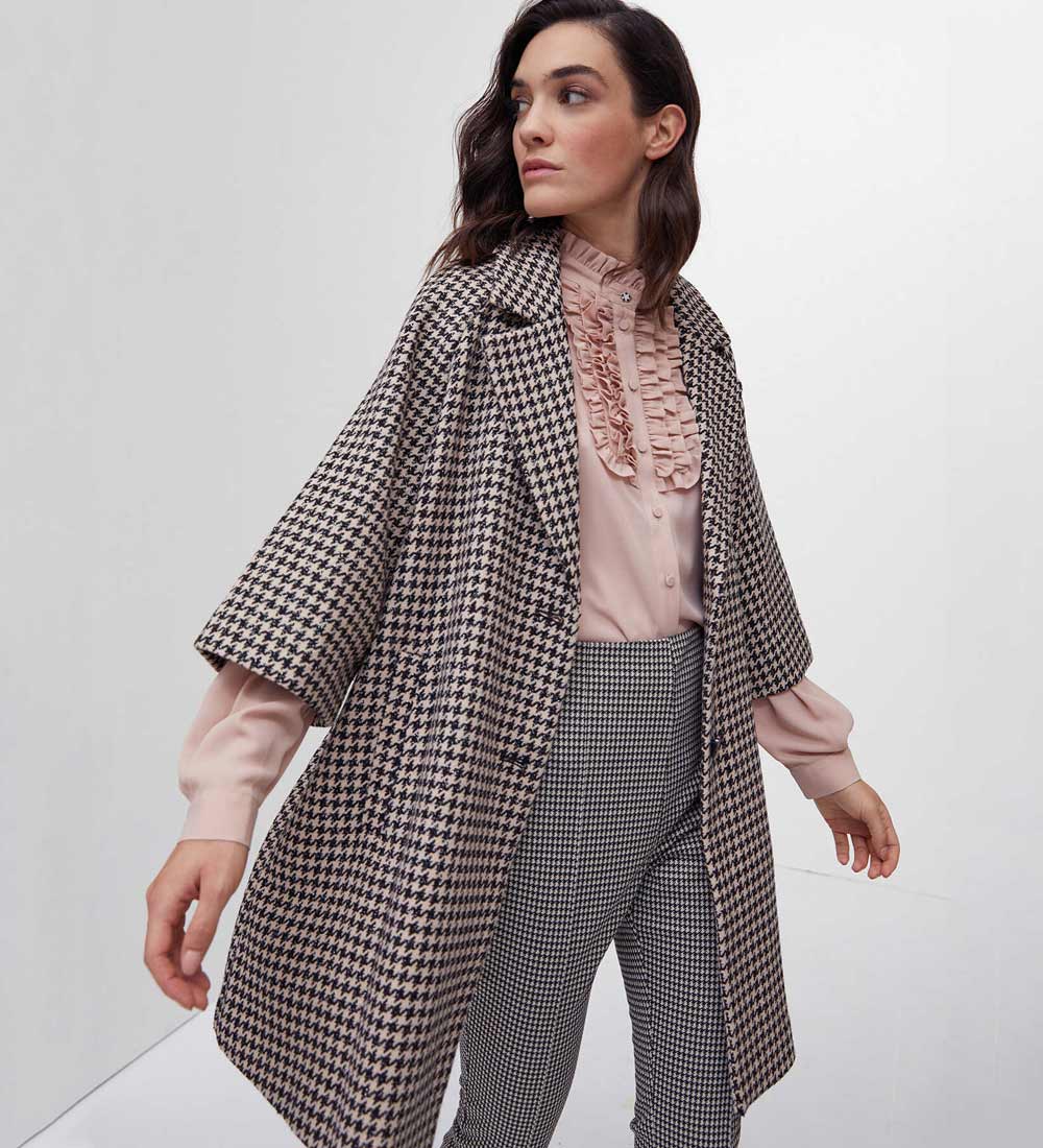 Cappotto pied de poule Cappotto pied de poule