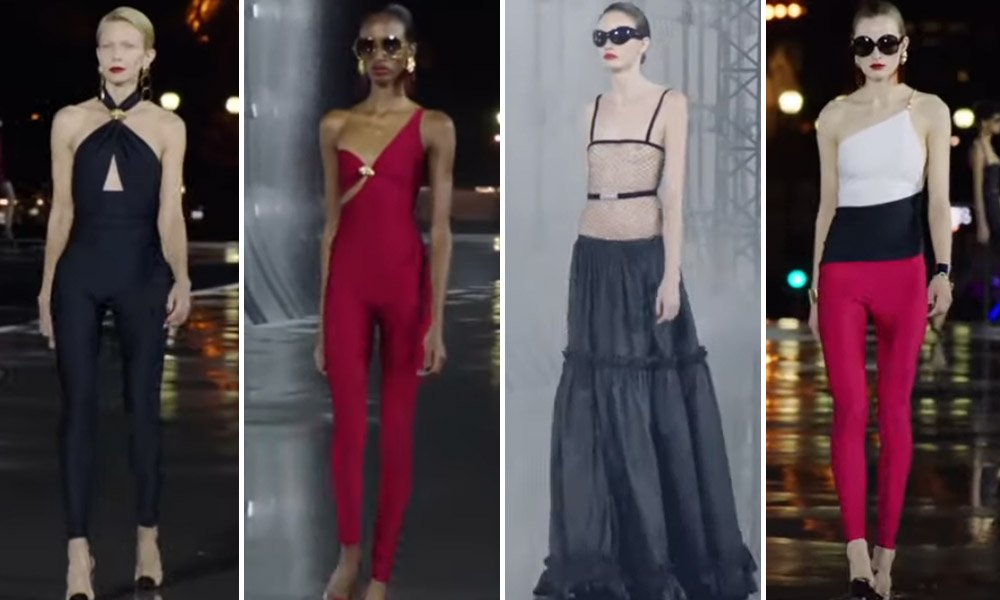 Sfilata Saint Laurent primavera estate 2022: video e look