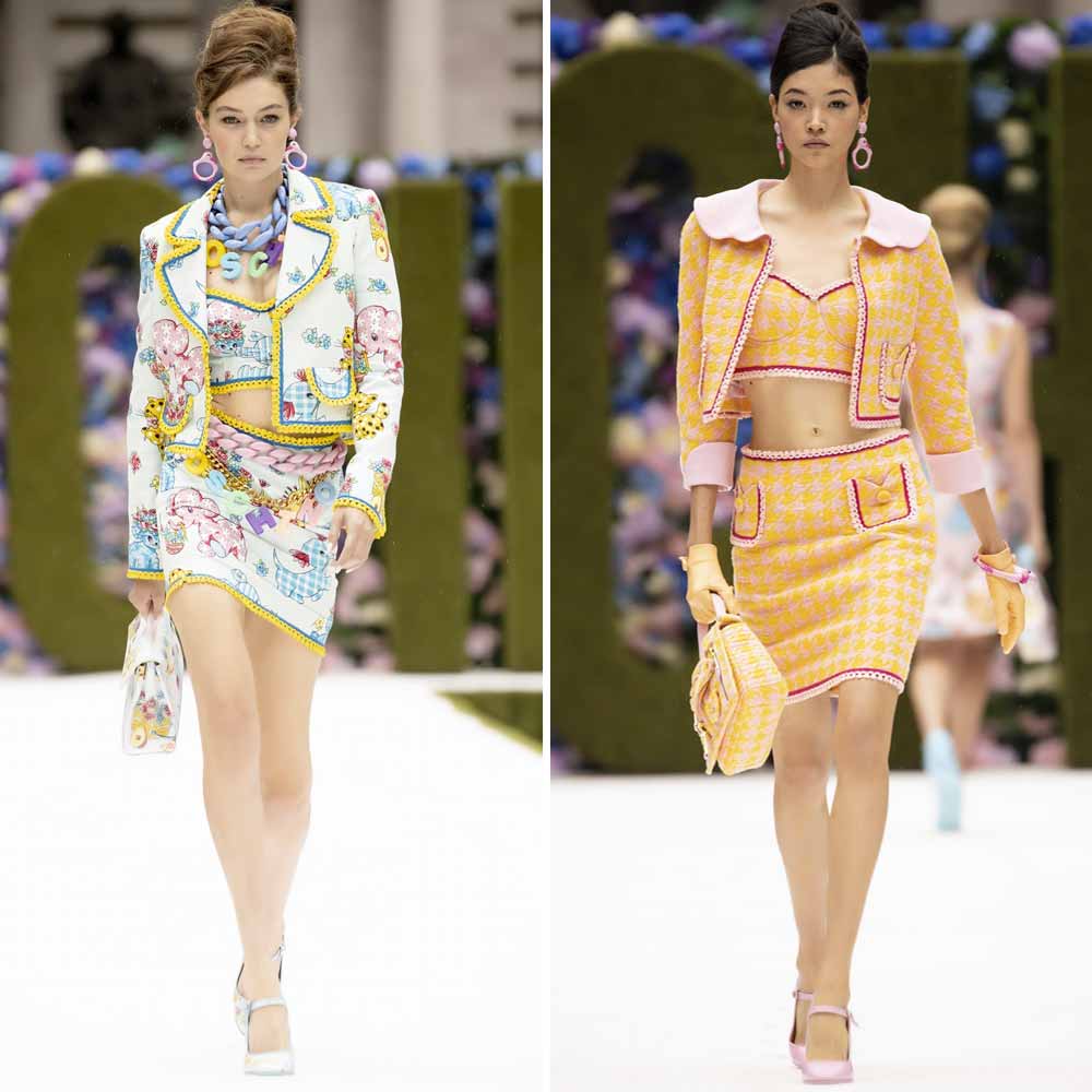 Sfilata Moschino primavera estate 2022 Sfilata Moschino primavera estate 2022