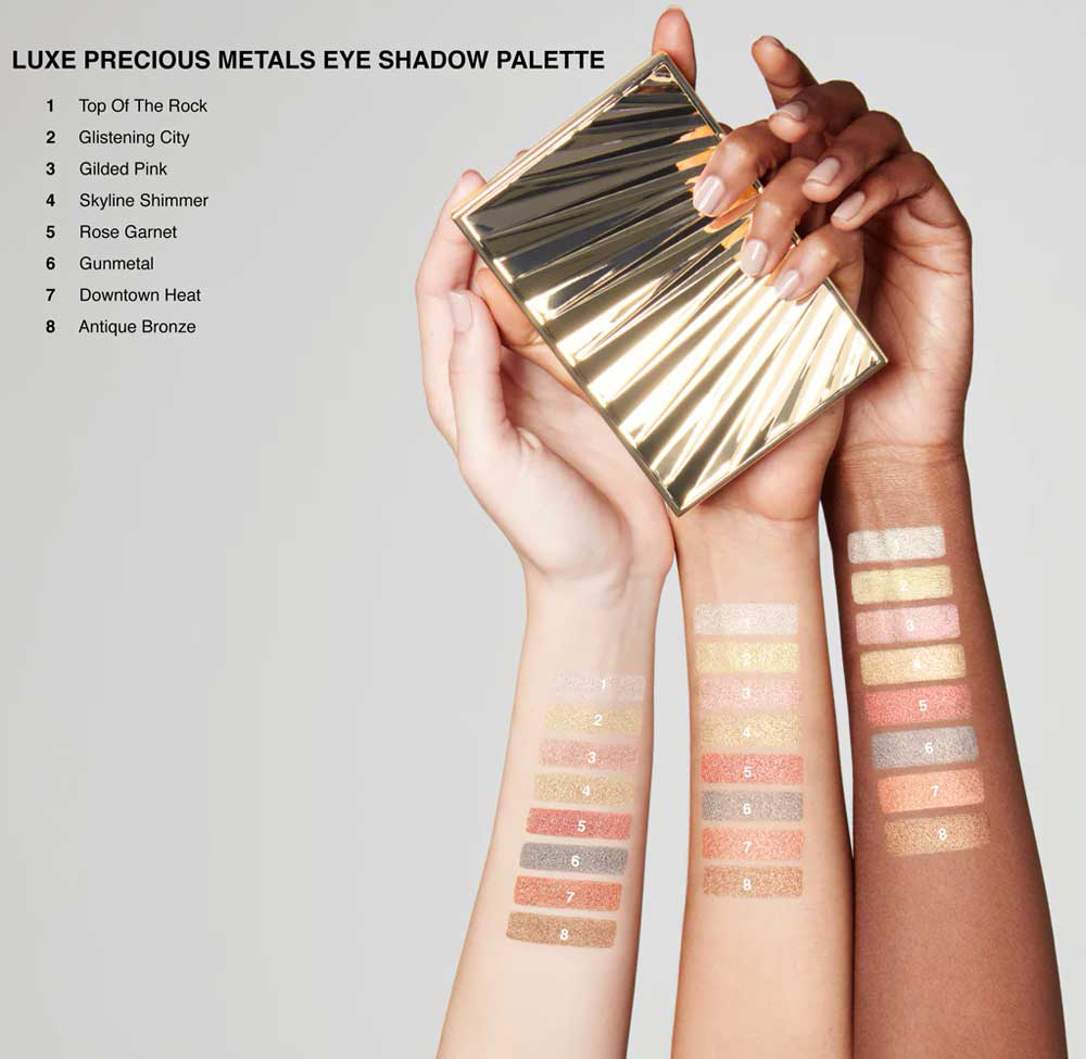Swatches palette Luxe Precious Metals