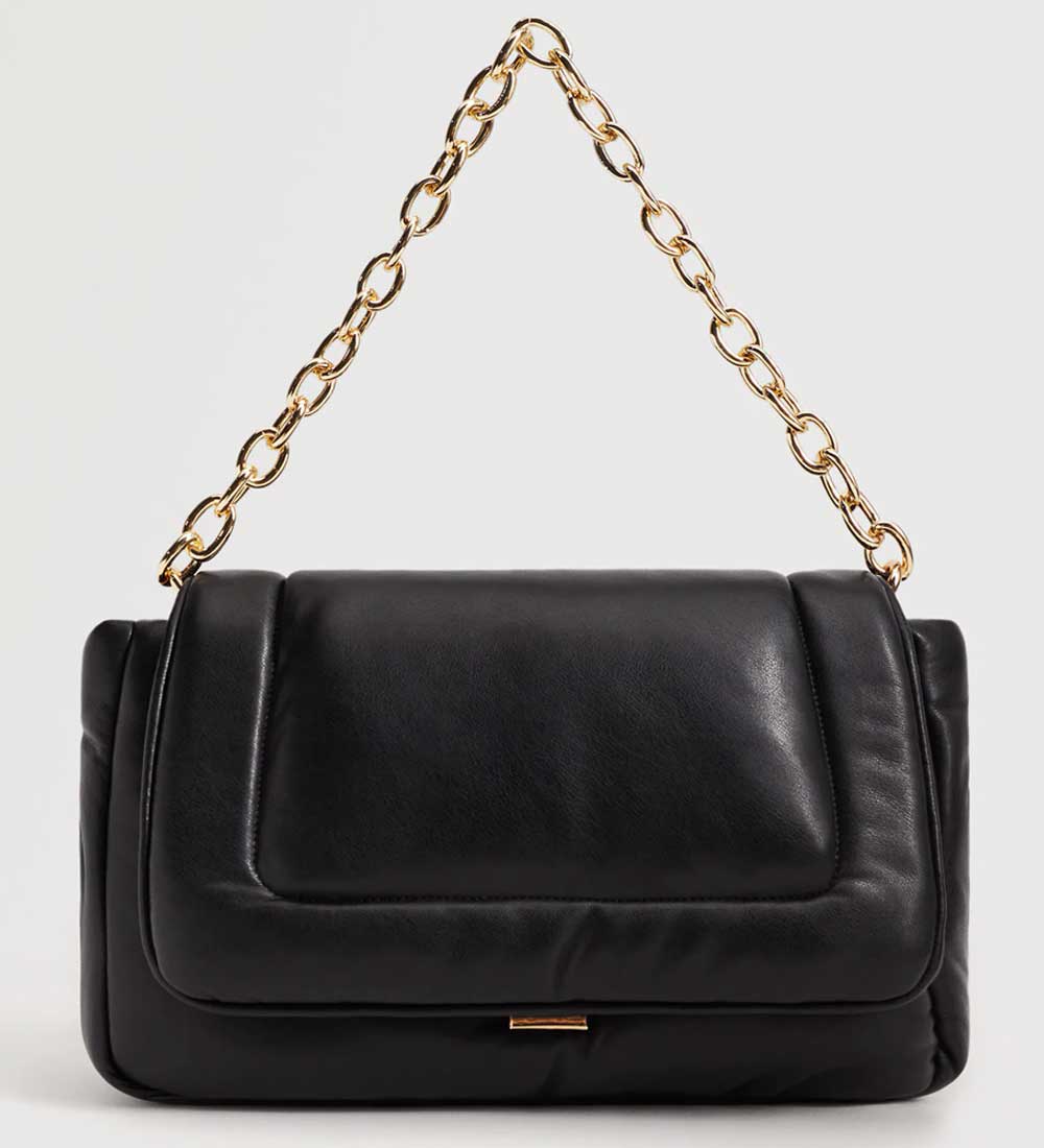 Borsa trapuntata con catena Borsa trapuntata con catena