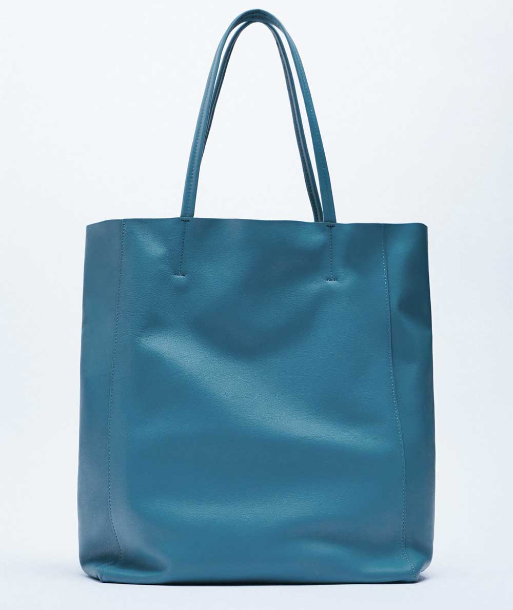 borsa shopper in pelle 