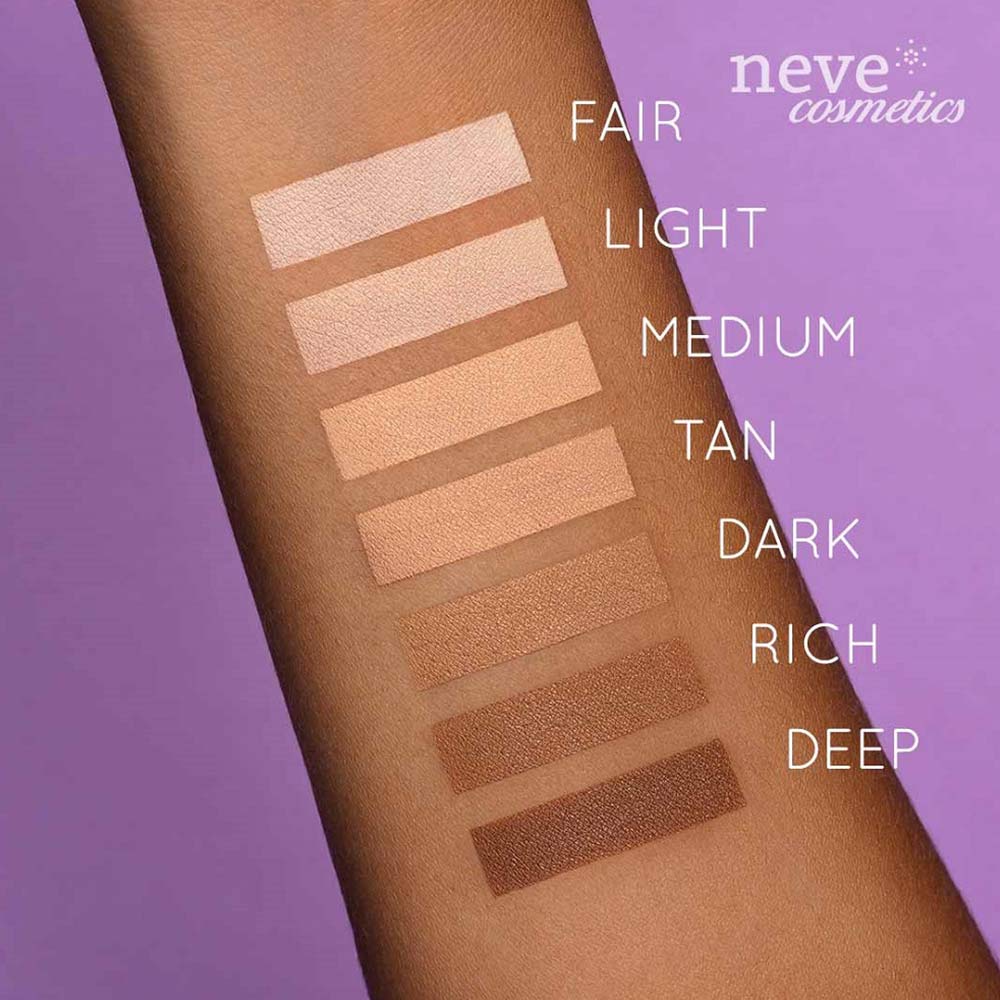 Swatches correttore Neve Cosmetics Ristretto Concealer