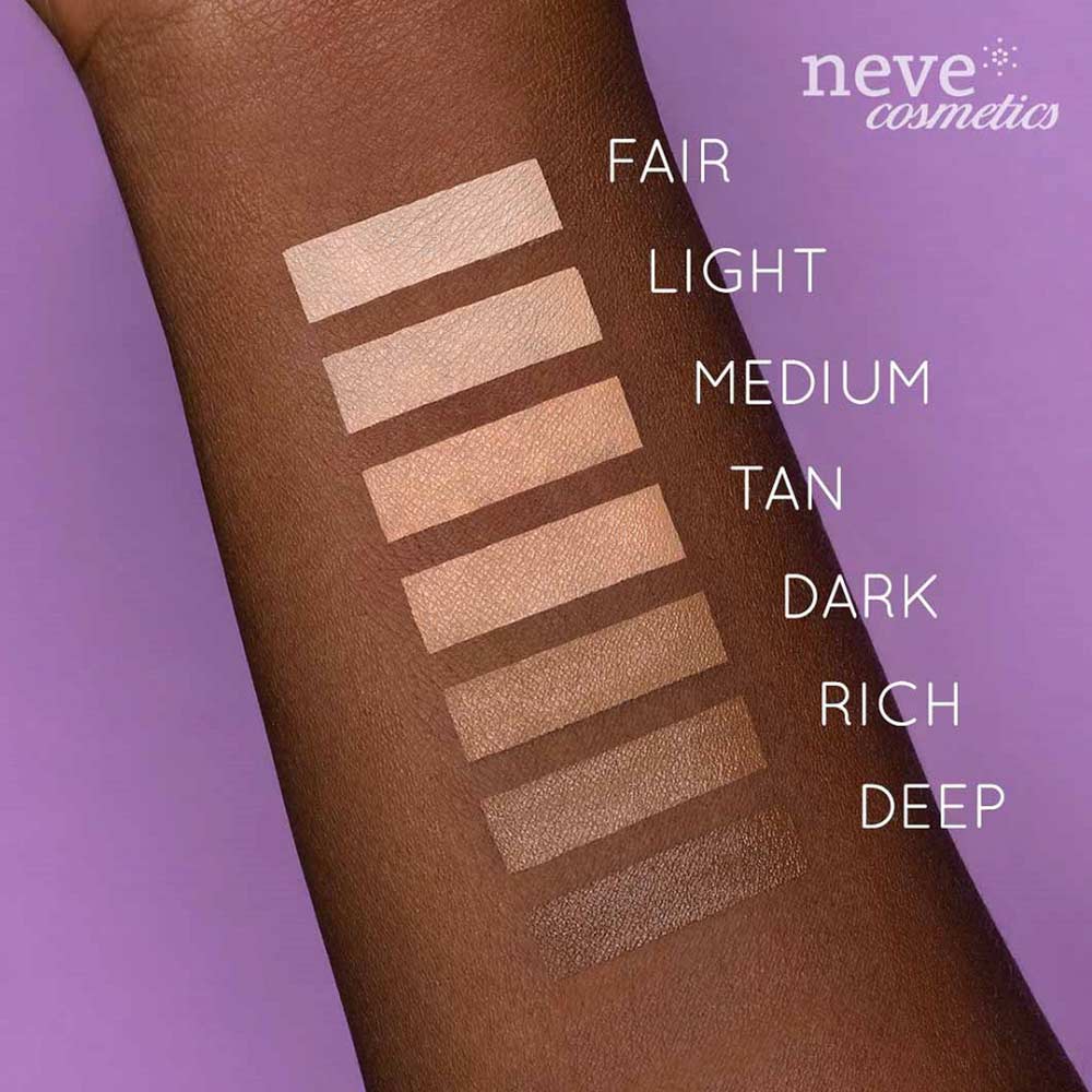 Swatches Neve Cosmetics Ristretto Concealer