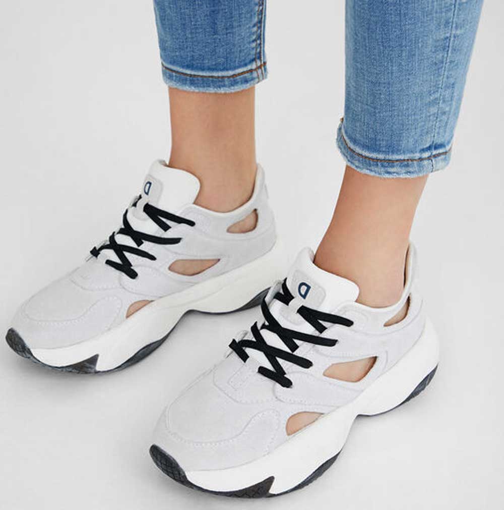 sneakers chunky bianche