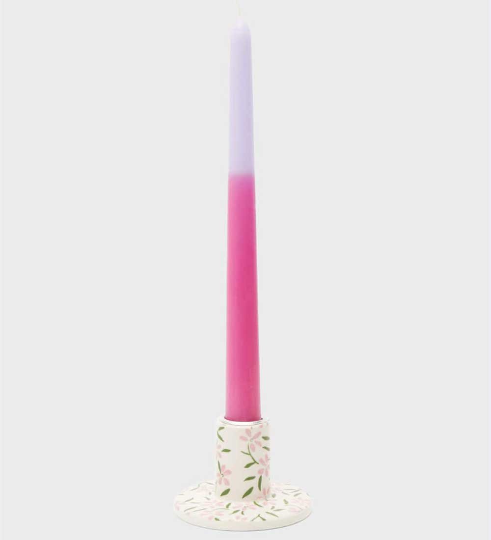porta candela a fiori