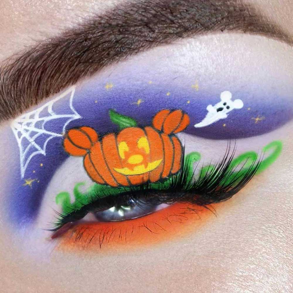 Trucco occhi Halloween 