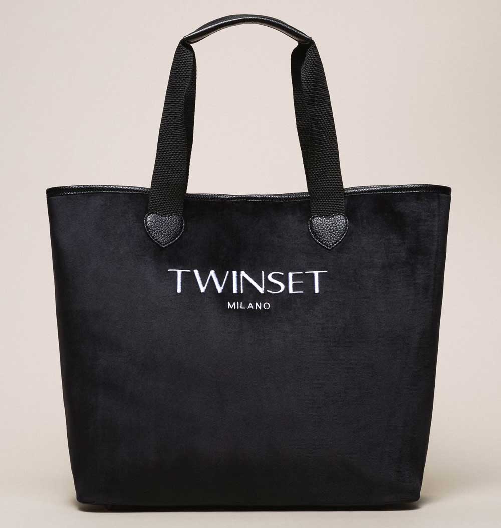Shopping bag in velluto Shopping bag in velluto