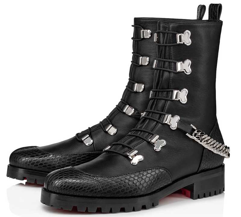 Anfibi neri in pelle Anfibi neri in pelle