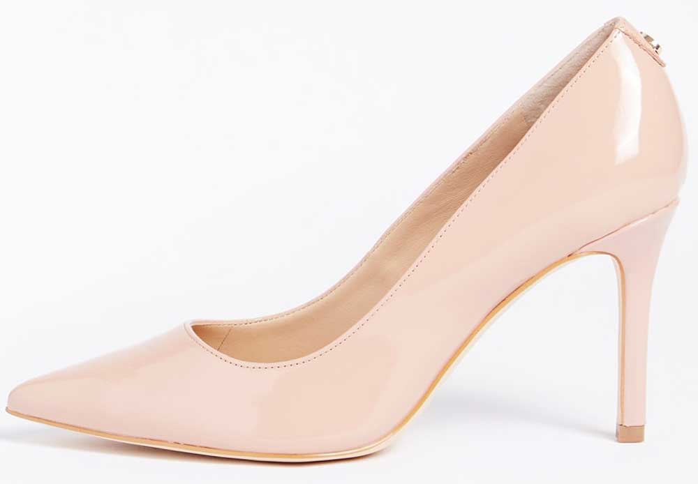 décolleté in vernice beige décolleté in vernice beige