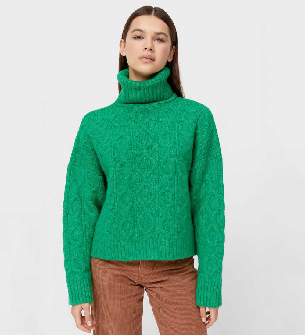 Maglione stradivarius verde