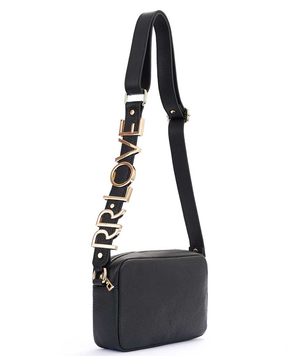 Borsa a tracolla con scritta Borsa a tracolla con scritta