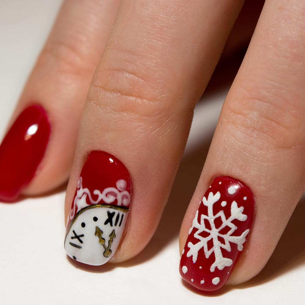 Nail art unghie capodanno