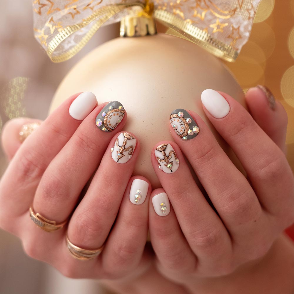 Capodanno nail art unghie