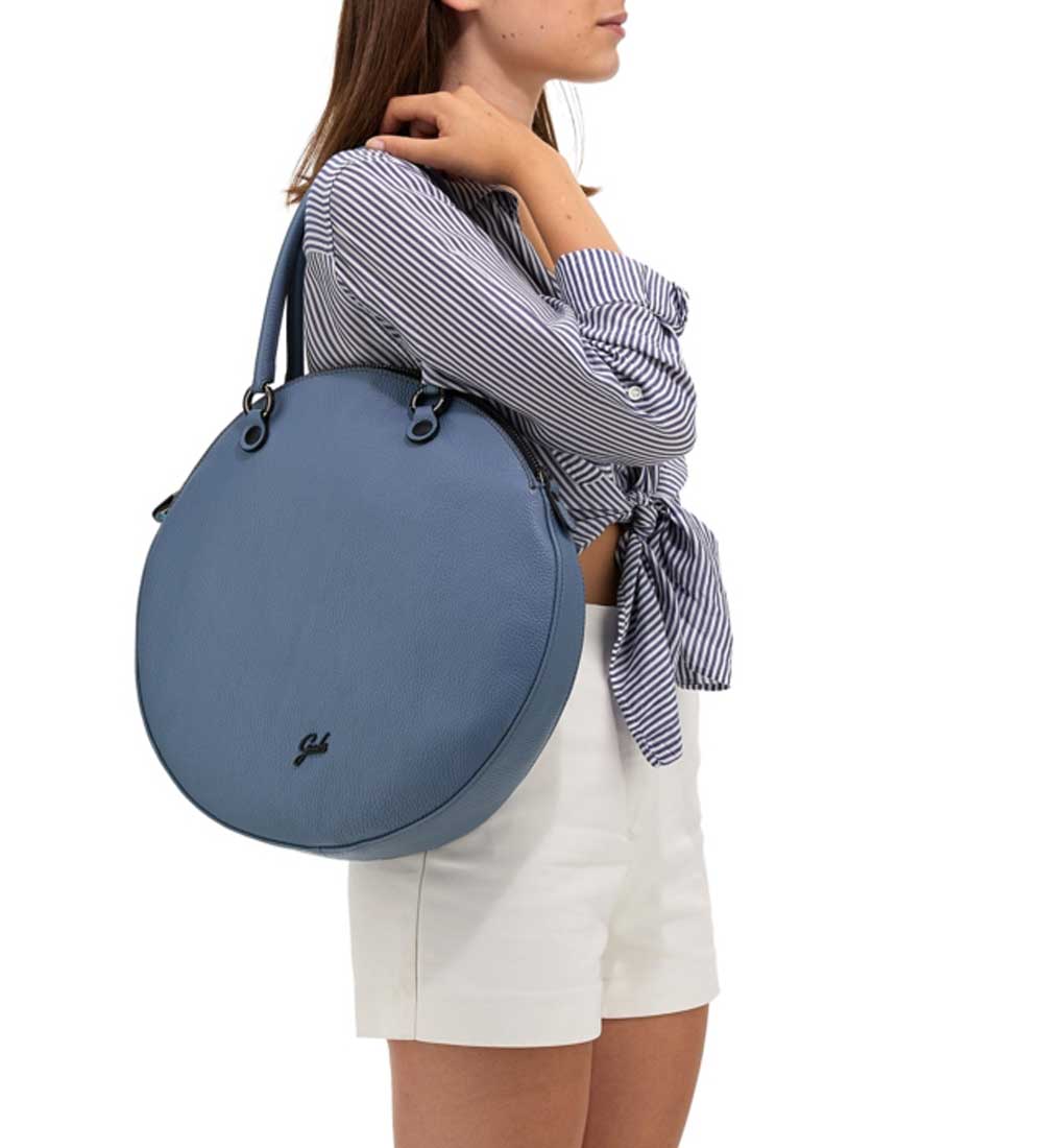 shopping bag rotonda in pelle shopping bag rotonda in pelle