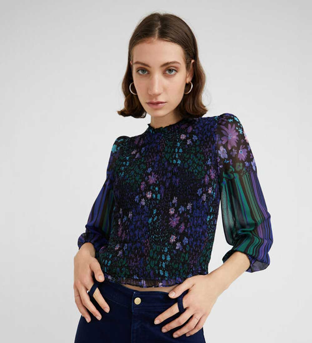 blusa a fiori blusa a fiori