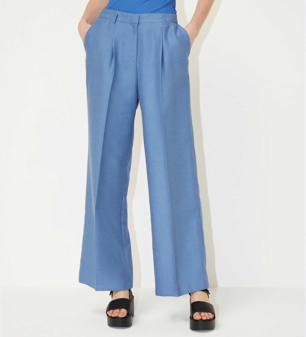 pantaloni a palazzo con piega pantaloni a palazzo con piega