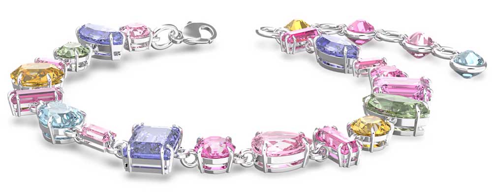 braccialetto con gemme multicolore
