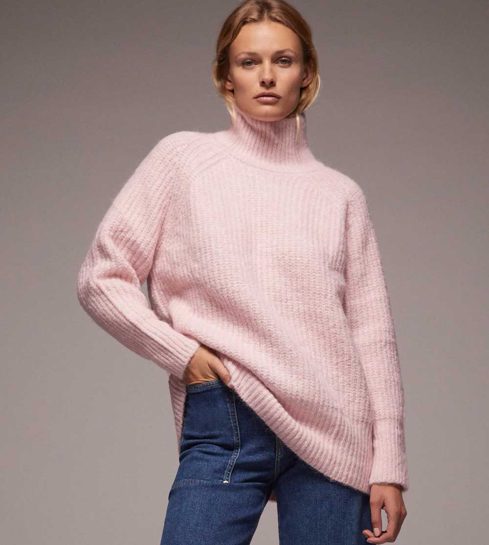 Pullover rosa Zara