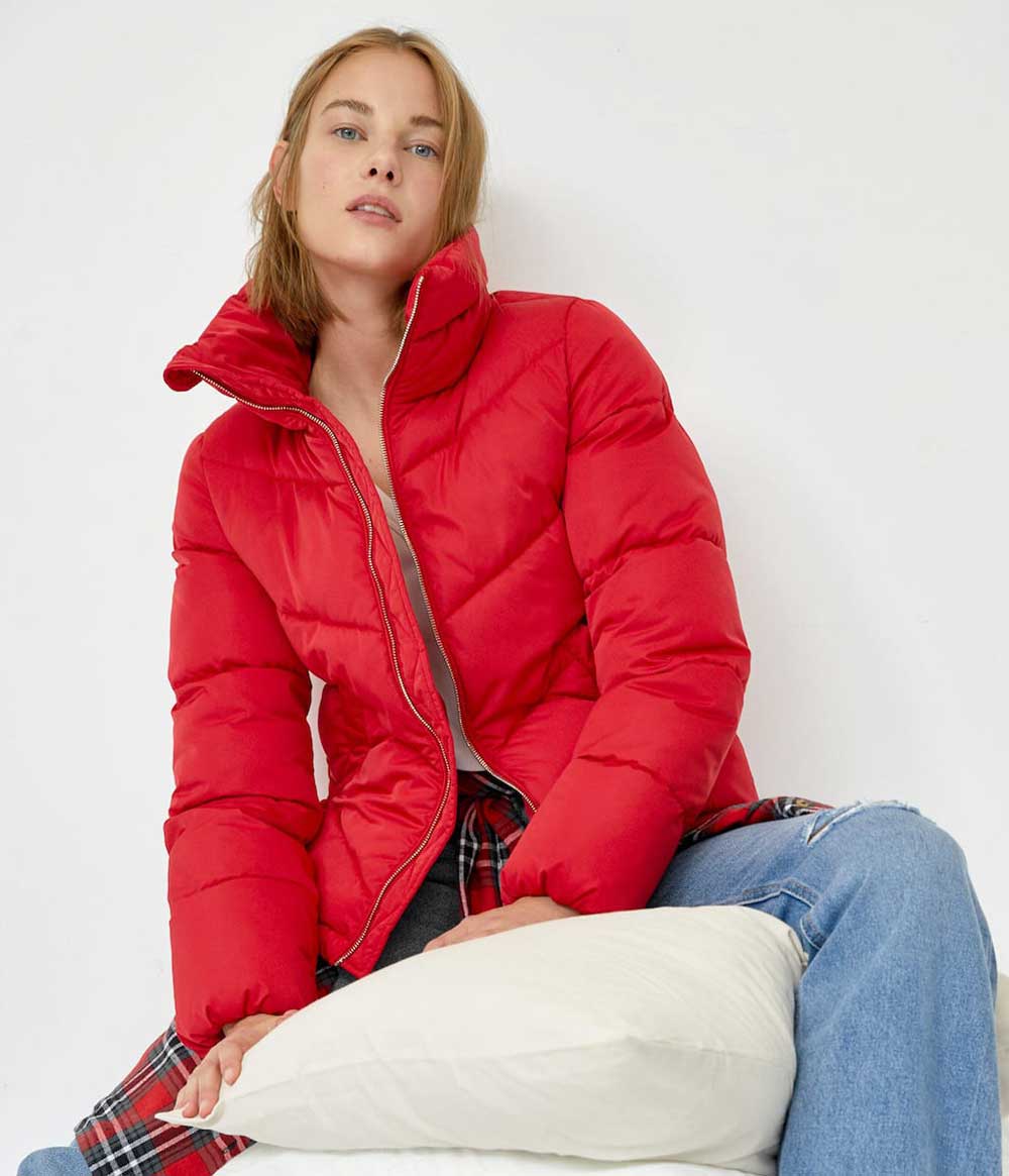 Piumini rossi donna on sale