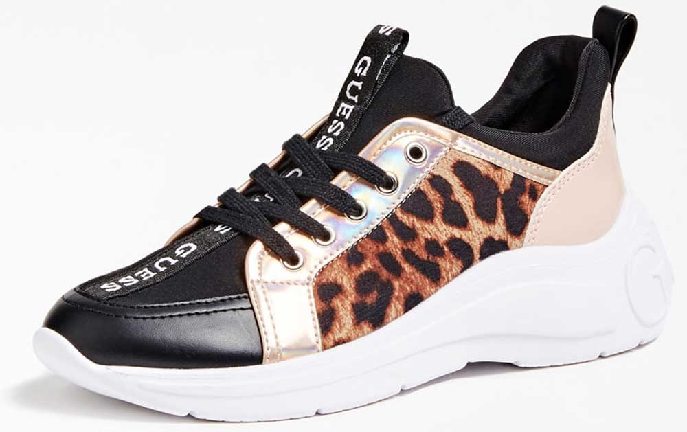 Sneakers leopardate Guess