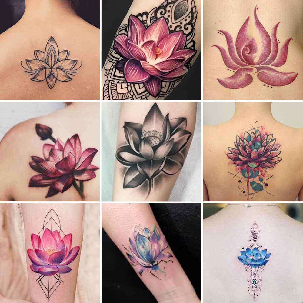 Tatuaggi fiori di loto