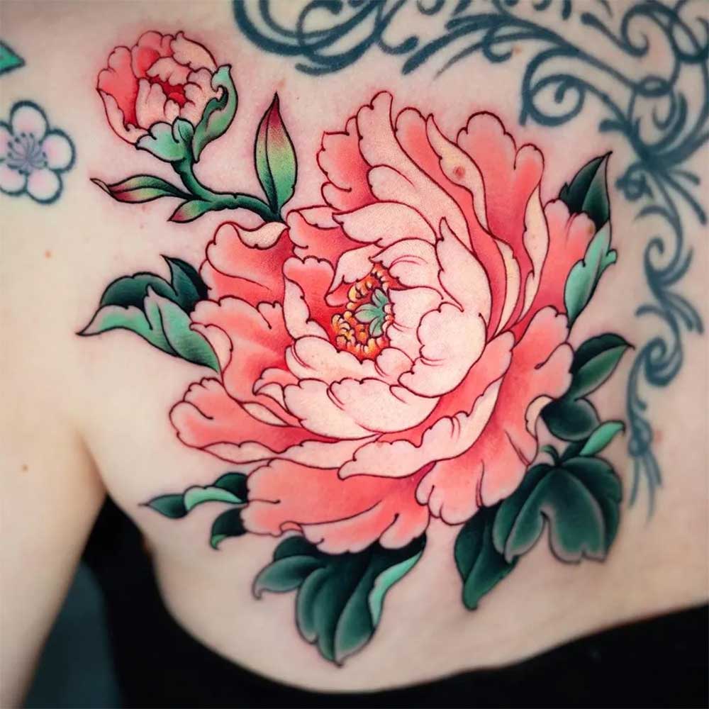 Tattoo fiori giapponesi