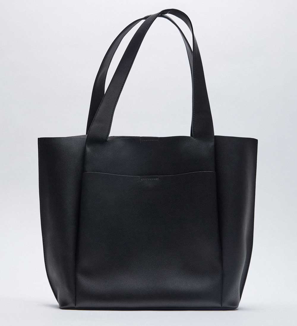 Borsa shopper nera Borsa shopper nera