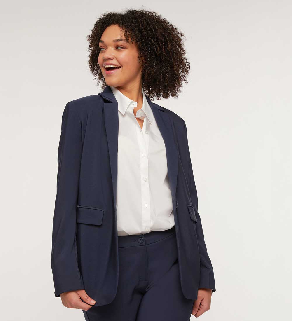 blazer tinta unita blu blazer tinta unita blu