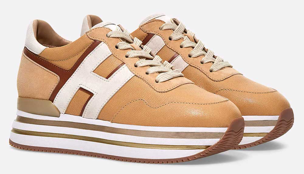 sneakers platform in pelle sneakers platform in pelle
