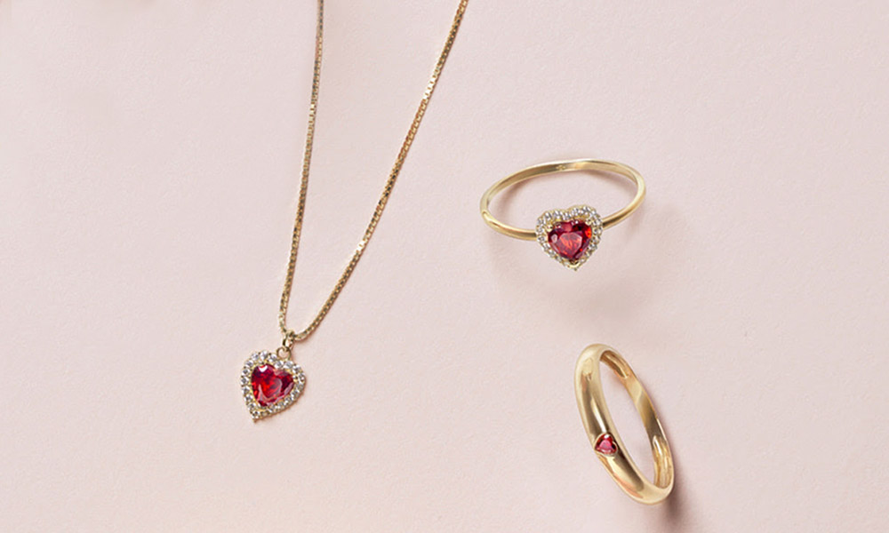 Anello con deals cuore pendente stroili