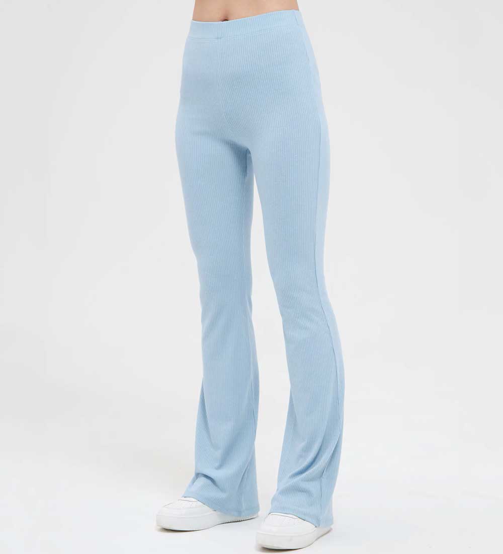 Leggings a zampa a costine Leggings a zampa a costine